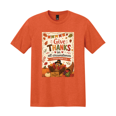 Thankgiving Thessolonians Tri-Blend Shirt