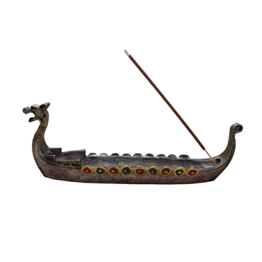 Viking Boat Incense Holder