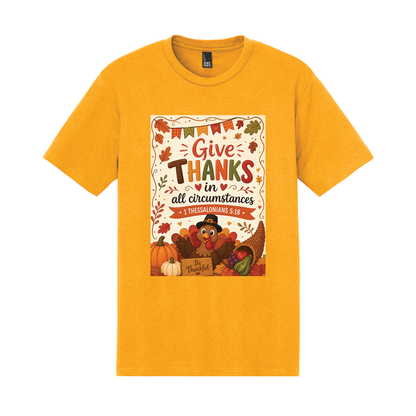 Thankgiving Thessolonians Tri-Blend Shirt